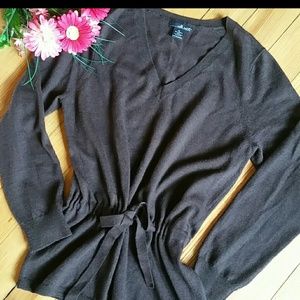 Merino Wool V-Neck Sweater